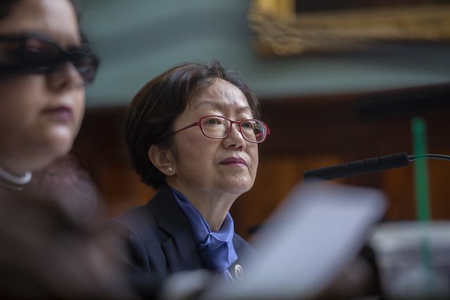 This is a photo of New York City Council Member Margaret Chin.
